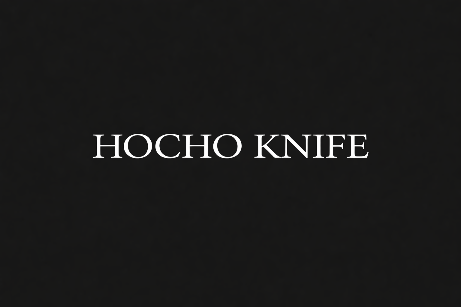 Hocho Knife